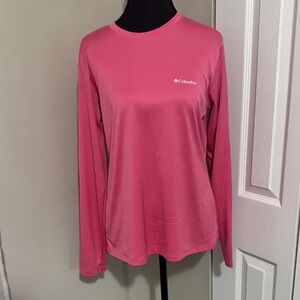 Columbia Women's Fuchsia Long Sleeve Tee